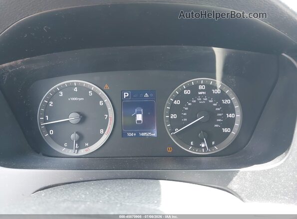 5NPE24AF4GH385389 2016 HYUNDAI SONATA Blue Widok tylnych siedzeń