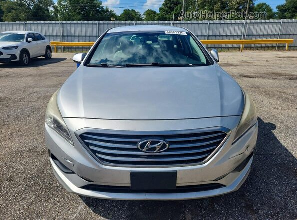 5NPE24AF4GH387756 2016 HYUNDAI SONATA Silver Դիմացի տեսք