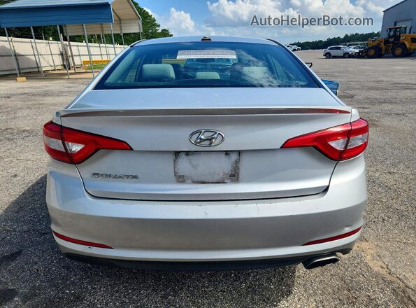 5NPE24AF4GH387756 2016 HYUNDAI SONATA Silver Հետևի տեսք
