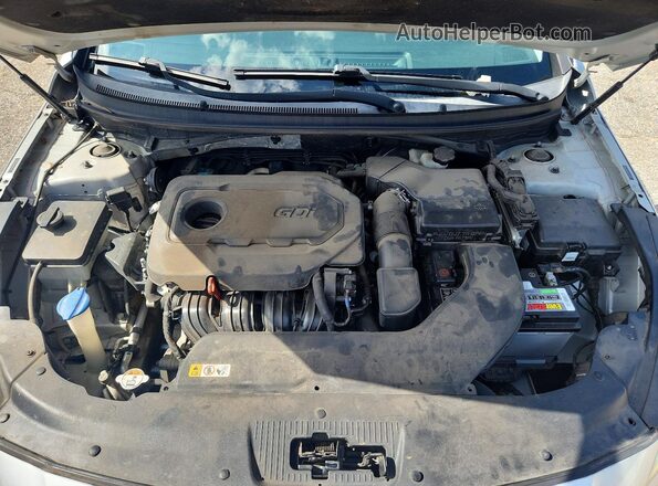 5NPE24AF4GH387756 2016 HYUNDAI SONATA Silver Սալոնի հետևի տեսք