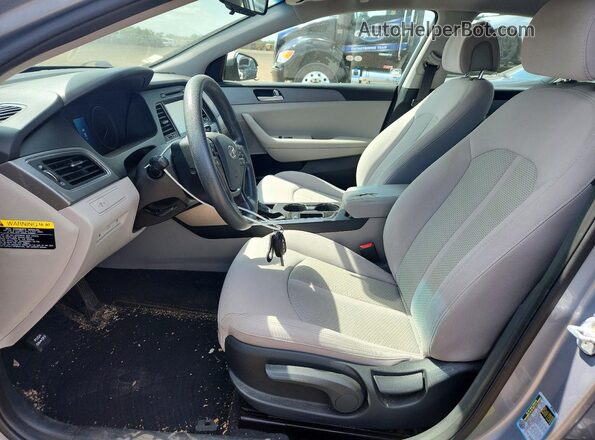 5NPE24AF4GH387921 2016 HYUNDAI SONATA Silver Widok wnętrza z przodu