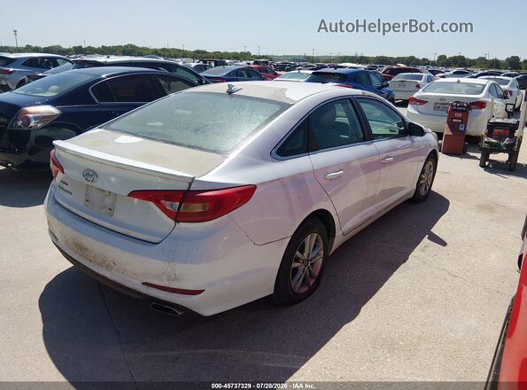 5NPE24AF4HH443597 2017 HYUNDAI SONATA Белый Задняя правая четверть