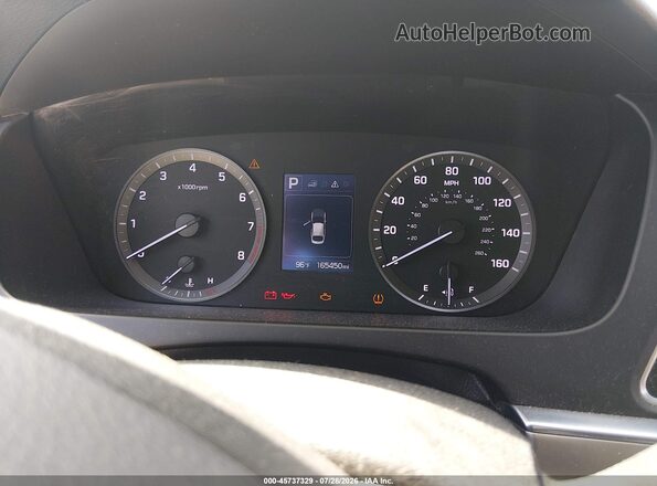 5NPE24AF4HH443597 2017 HYUNDAI SONATA Белый Вид задних сидений