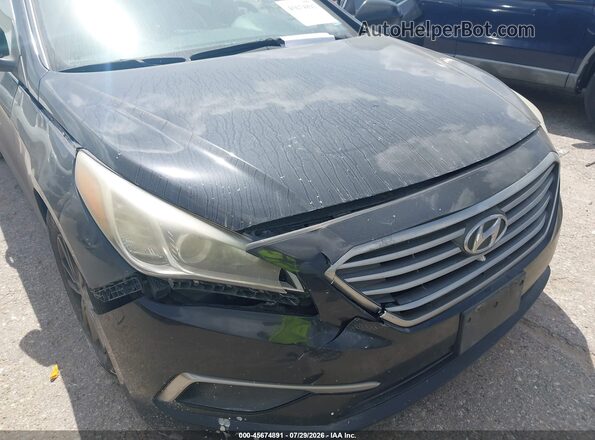 5NPE24AF4HH453868 2017 HYUNDAI SONATA Black Vista frontal