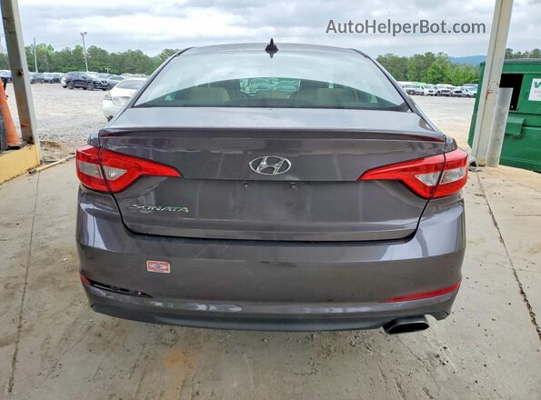 5NPE24AF4HH462506 2017 HYUNDAI SONATA Brown უკანა ხედი