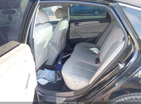 5NPE24AF4HH503684 2017 HYUNDAI SONATA Черный Вид наклейки с VIN-кодом