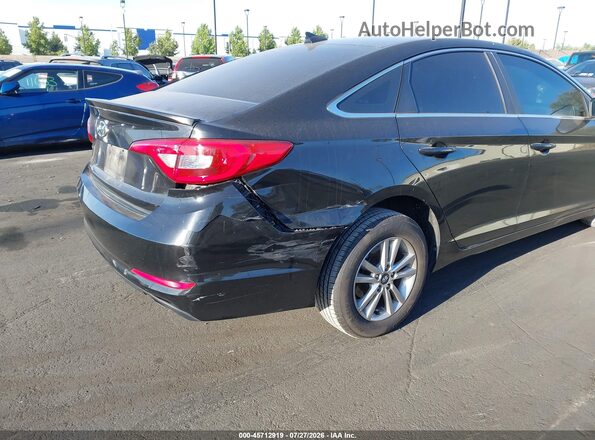 5NPE24AF4HH503684 2017 HYUNDAI SONATA Черный Вид щитка приборов