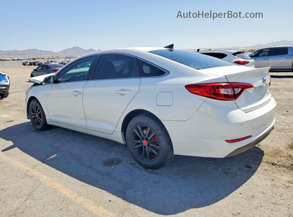 5NPE24AF4HH507735 2017 HYUNDAI SONATA White Tył lewy