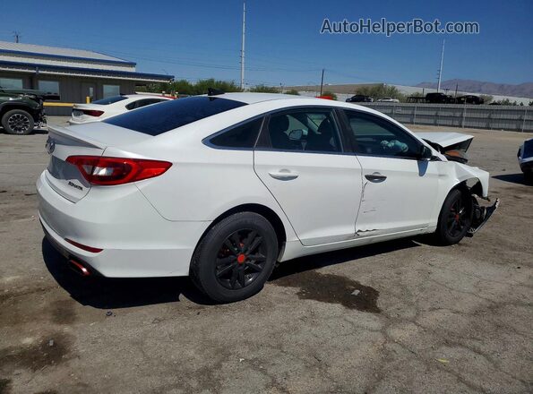 5NPE24AF4HH507735 2017 HYUNDAI SONATA White Tył prawy