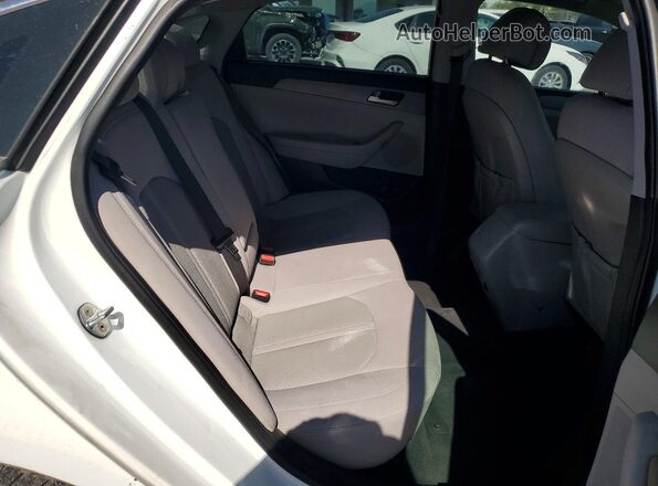 5NPE24AF4HH507735 2017 HYUNDAI SONATA White Widok tylnych siedzeń