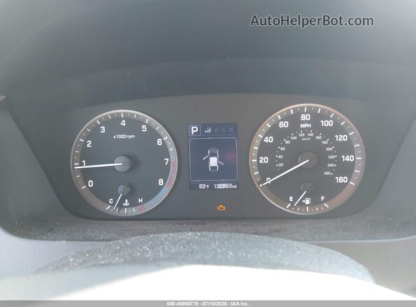 5NPE24AF4HH510201 2017 HYUNDAI SONATA Light Blue Вид задніх сидінь