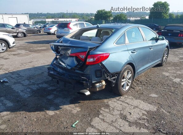5NPE24AF4HH510201 2017 HYUNDAI SONATA Light Blue Задня права чверть