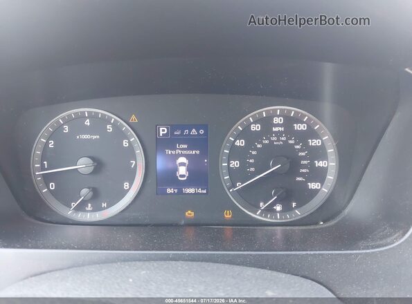 5NPE24AF4HH521571 2017 HYUNDAI SONATA Gray Vista de los asientos traseros