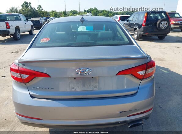 5NPE24AF4HH521571 2017 HYUNDAI SONATA Gray Vista del cuadro de instrumentos