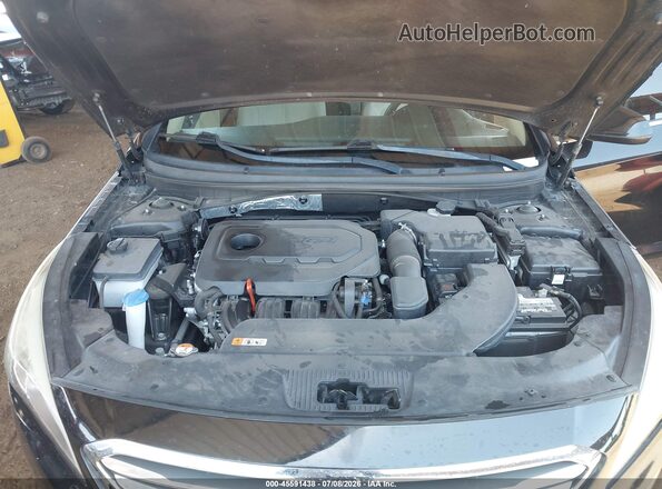 5NPE24AF4HH522851 2017 HYUNDAI SONATA Black Հետևի տեսք