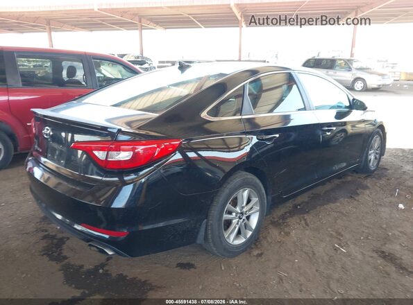 5NPE24AF4HH522851 2017 HYUNDAI SONATA Black Հետևի աջ