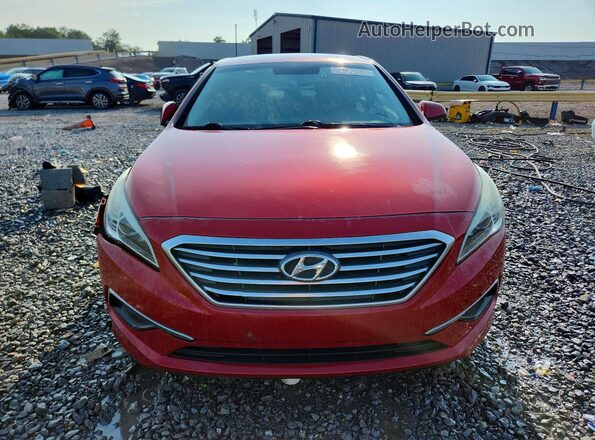 5NPE24AF4HH523241 2017 HYUNDAI SONATA Красный Вид спереди