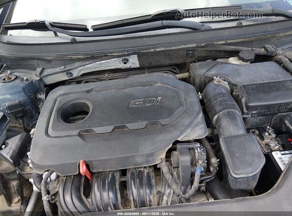 5NPE24AF4HH531131 2017 HYUNDAI SONATA Turquoise Հետևի տեսք