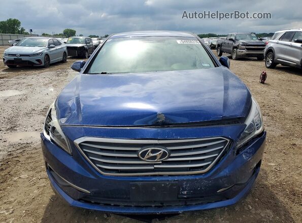 5NPE24AF4HH556031 2017 HYUNDAI SONATA Синий Вид спереди