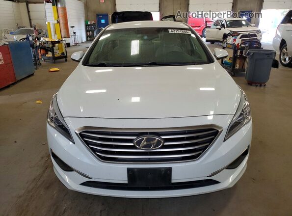 5NPE24AF4HH576814 2017 HYUNDAI SONATA White Դիմացի տեսք