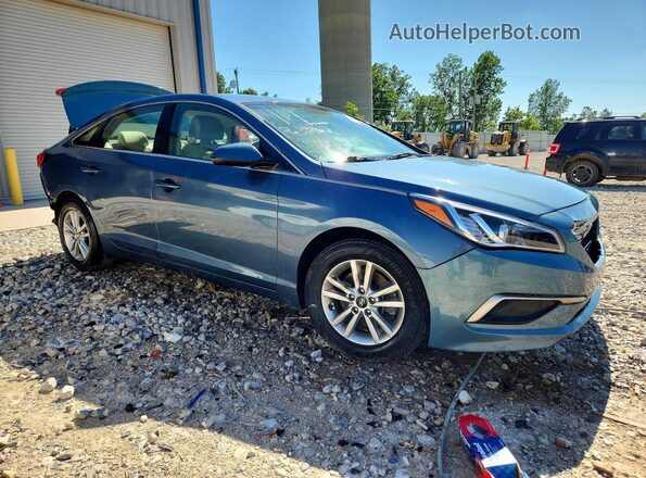 5NPE24AF4HH578904 2017 HYUNDAI SONATA Blue წინა მარჯვენა