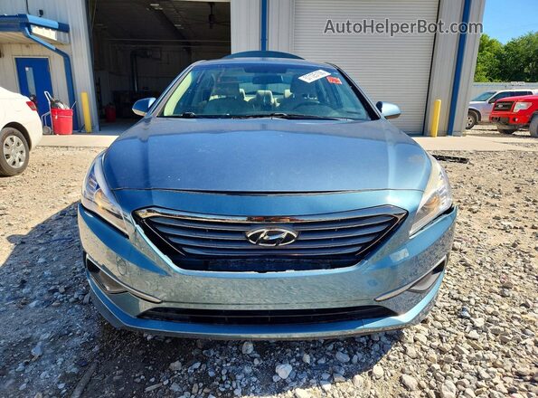 5NPE24AF4HH578904 2017 HYUNDAI SONATA Blue წინა ხედი