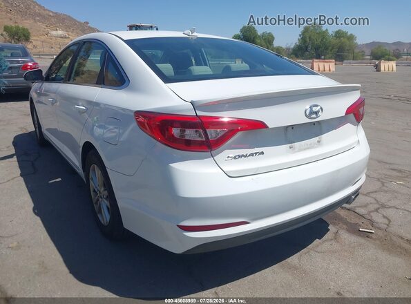 5NPE24AF4HH588901 2017 HYUNDAI SONATA White Tył lewy