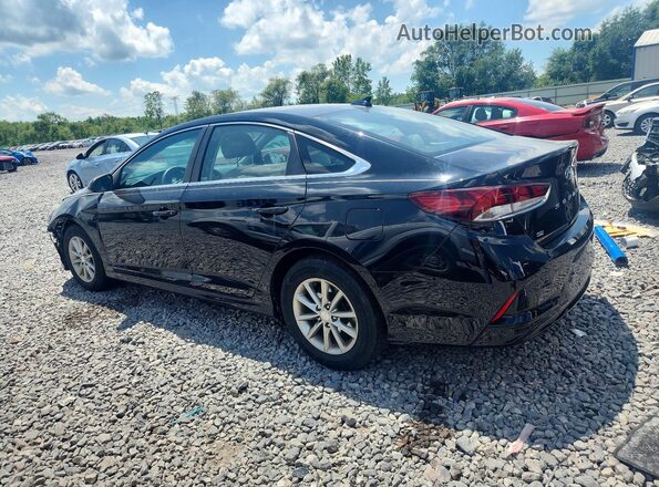 5NPE24AF4JH598415 2018 HYUNDAI SONATA Black Rear left