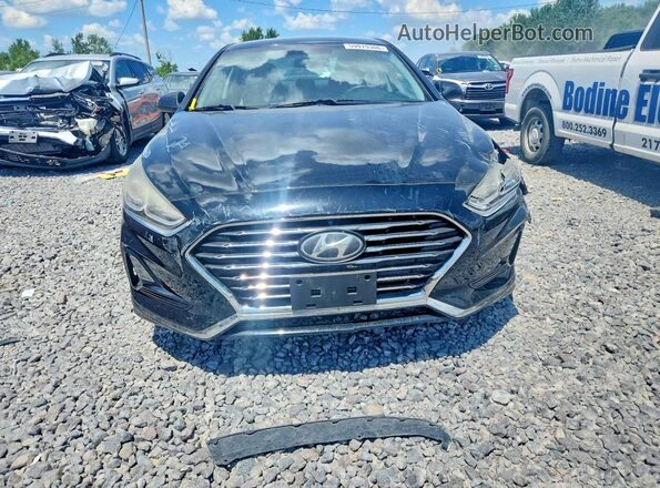 5NPE24AF4JH598415 2018 HYUNDAI SONATA Black Front view