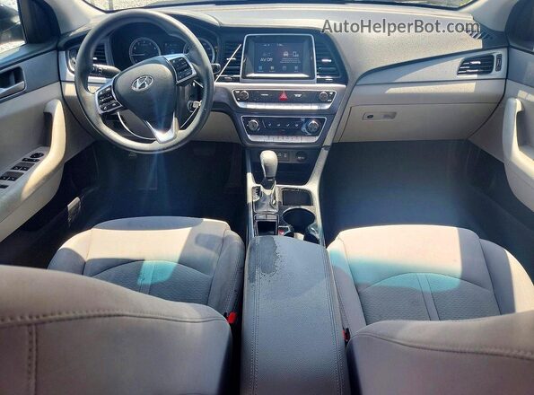 5NPE24AF4JH598415 2018 HYUNDAI SONATA Black Dashboard view