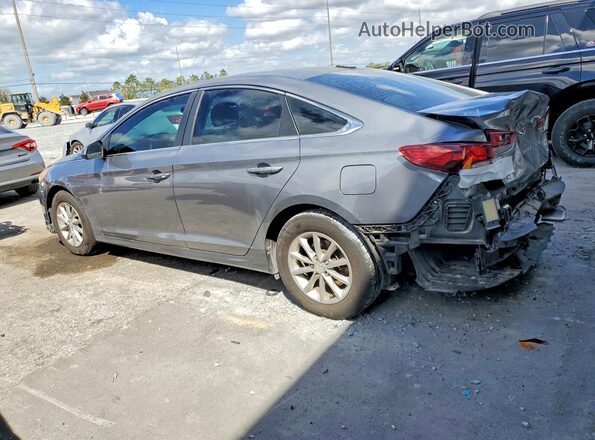 5NPE24AF4JH614144 2018 HYUNDAI SONATA Gray Rear left