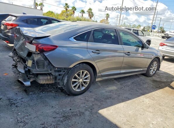 5NPE24AF4JH614144 2018 HYUNDAI SONATA Gray Rear right