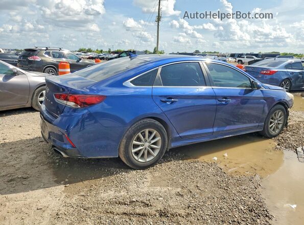 5NPE24AF4JH632207 2018 HYUNDAI SONATA Синий Задняя правая четверть