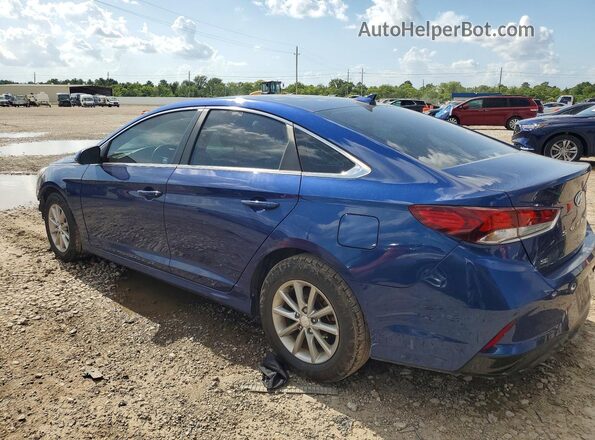 5NPE24AF4JH632207 2018 HYUNDAI SONATA Синий Задняя левая четверть