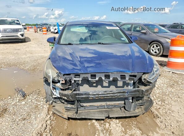 5NPE24AF4JH632207 2018 HYUNDAI SONATA Синий Вид спереди