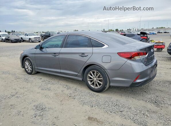 5NPE24AF4JH655096 2018 HYUNDAI SONATA Gray Задня ліва чверть