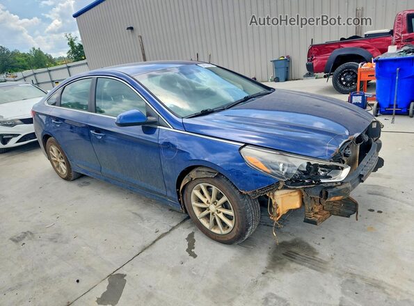 5NPE24AF4JH655874 2018 HYUNDAI SONATA Blue წინა მარჯვენა