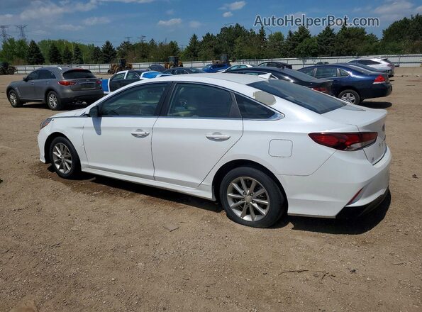 5NPE24AF4JH662467 2018 HYUNDAI SONATA White Հետևի ձախ
