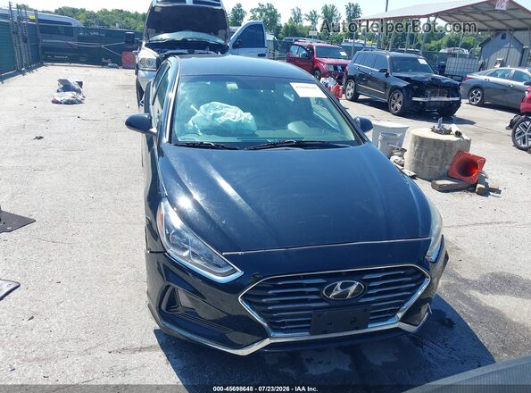 5NPE24AF4JH665983 2018 HYUNDAI SONATA Черный Вид щитка приборов