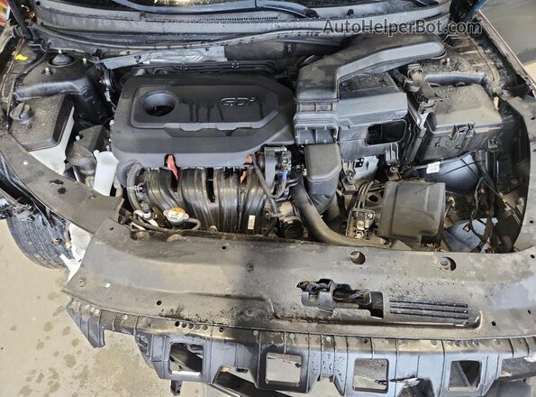 5NPE24AF4JH725227 2018 HYUNDAI SONATA Black Սալոնի հետևի տեսք