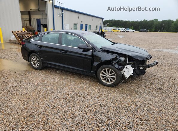 5NPE24AF4JH725227 2018 HYUNDAI SONATA Black Առջևի աջ