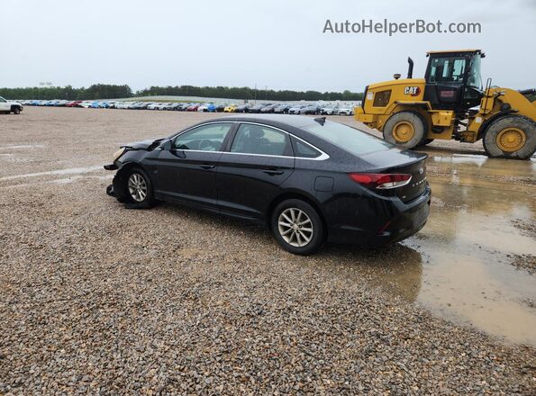 5NPE24AF4JH725227 2018 HYUNDAI SONATA Black Հետևի ձախ