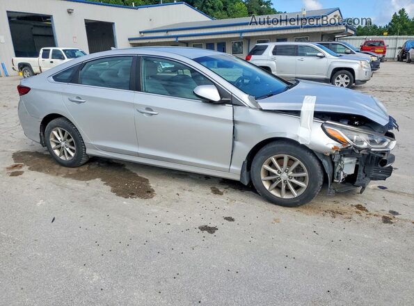 5NPE24AF4KH741073 2019 HYUNDAI SONATA Серебряный Передняя правая четверть