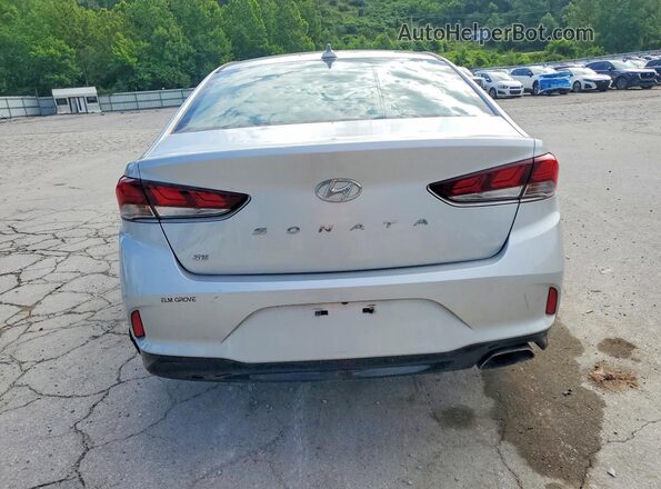 5NPE24AF4KH741073 2019 HYUNDAI SONATA Серебряный Вид сзади
