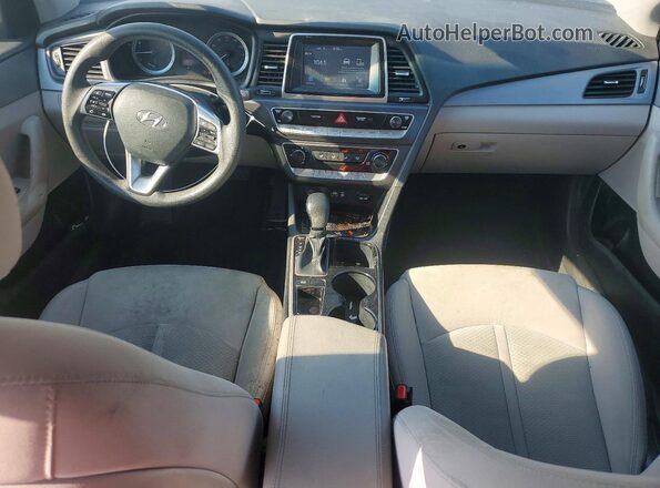5NPE24AF4KH790211 2019 HYUNDAI SONATA Silver წინა პანელის ხედი