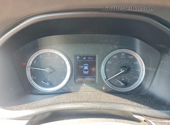 5NPE24AF4KH790211 2019 HYUNDAI SONATA Silver ხელსაწყოთა პანელის ხედი