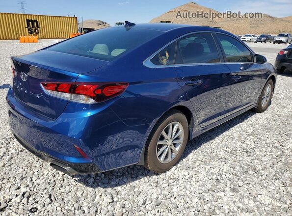 5NPE24AF4KH794338 2019 HYUNDAI SONATA Синий Задняя правая четверть