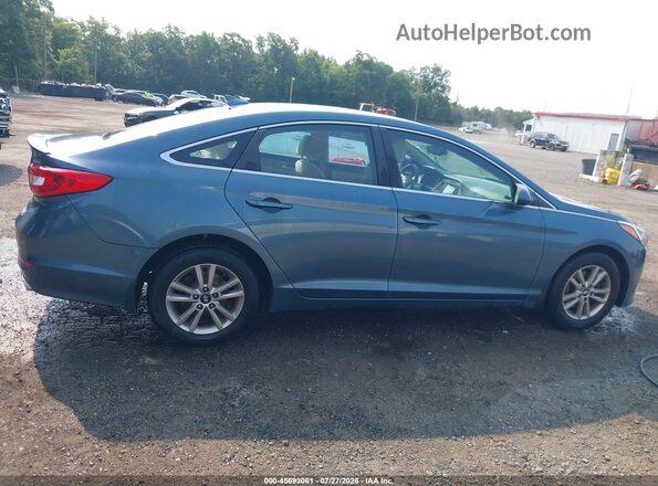 5NPE24AF5GH260904 2016 HYUNDAI SONATA Light Blue Սալոնի հետևի տեսք