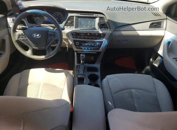 5NPE24AF5GH265102 2016 HYUNDAI SONATA Red Dashboard view
