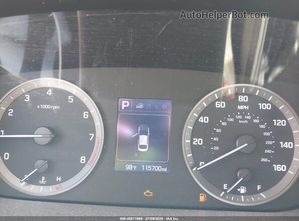 5NPE24AF5GH304805 2016 HYUNDAI SONATA White Вид задніх сидінь
